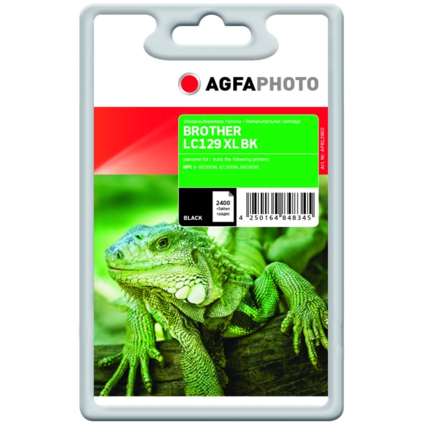 Tinte / AgfaPhoto - APB129BD ersetzt LC-129XLBK Tinte / AgfaPhoto - APB129BD ersetzt LC-129XLBK
