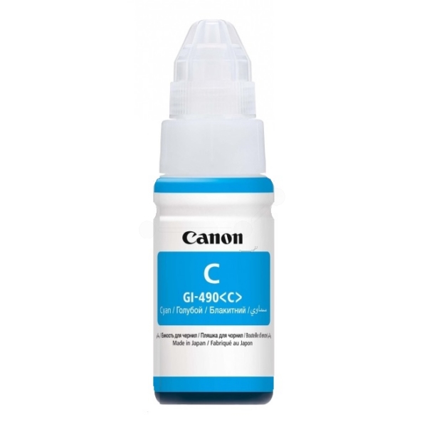 Tintenflasche cyan / Canon - 0664C001 / GI-490C Tintenflasche cyan / Canon - 0664C001 / GI-490C
