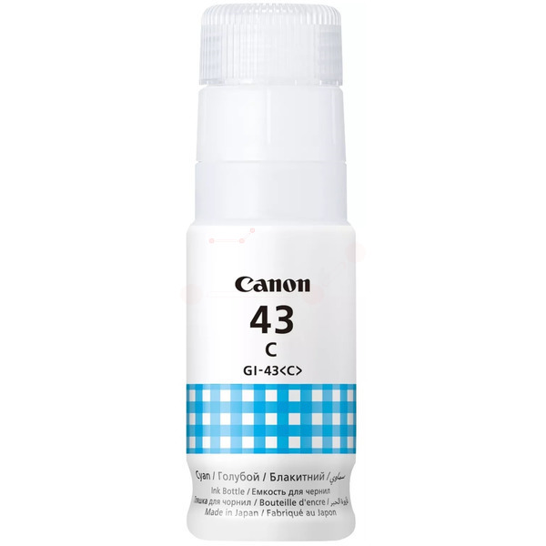 Tintenflasche cyan / Canon - 4672C001 / GI-43C Tintenflasche cyan / Canon - 4672C001 / GI-43C