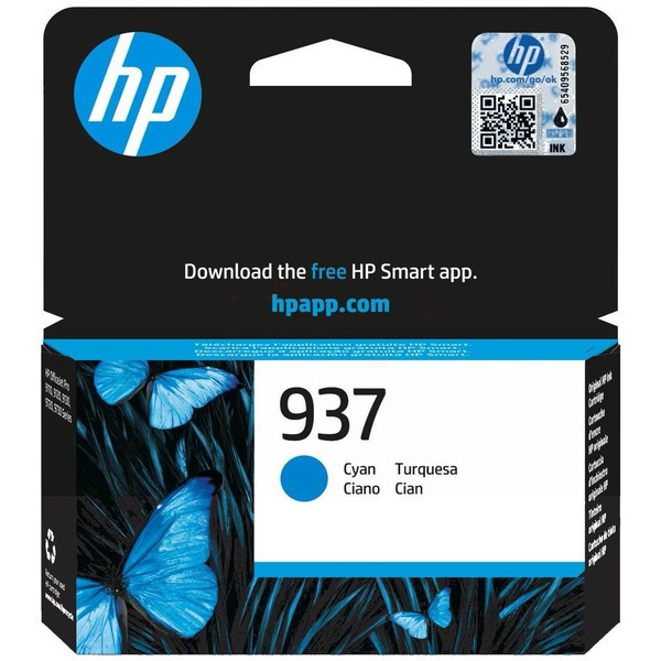 Druckkopfpatrone cyan / HP - 4S6W2NE / 937 Druckkopfpatrone cyan / HP - 4S6W2NE / 937