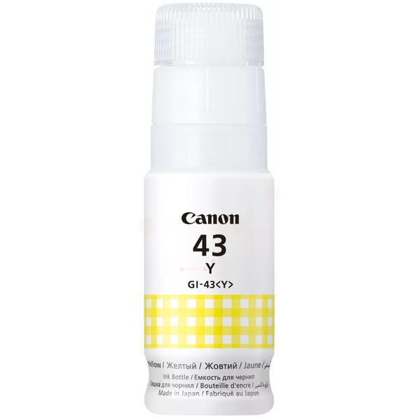 Tintenflasche gelb / Canon - 4689C001 / GI-43Y Tintenflasche gelb / Canon - 4689C001 / GI-43Y