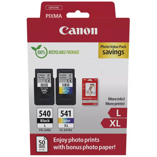 Druckkopfpatrone Multipack / Canon - 5224B012 / PG-540L+CL-541XL Multipack Druckkopfpatrone Multipack / Canon - 5224B012 / PG-540L+CL-541XL Multipack